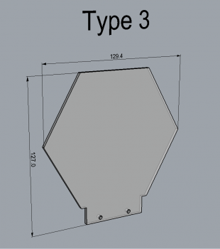 Light-Blade Type 3 inkl. Halter (55mm Aufnahme)